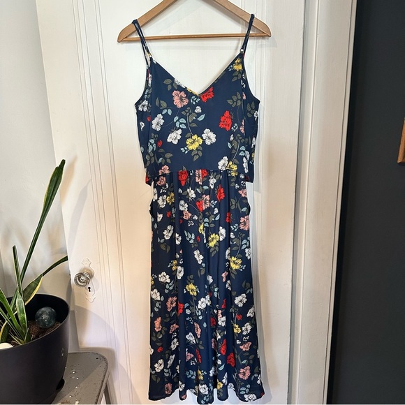 JACK by BB Dakota Garden My French Floral Print Jumpsuit, Wide Cropped Leg - Picture 5 of 11